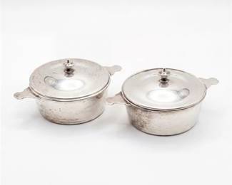 267 Gorham A7950 Sterling Miniature Covered Tureens