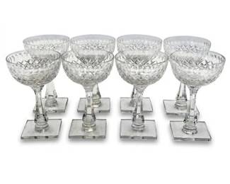 629 8 Hawkes Marquis of Waterford Crystal Coupes