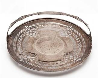 0514 Gorham 2082A Sterling Silver Handled Basket