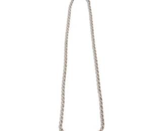 75 Sterling Silver Rope Chain Necklace
