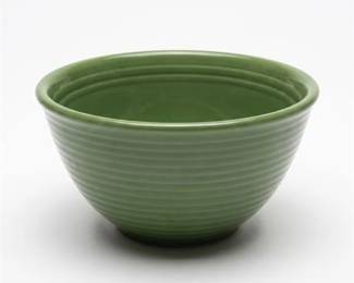 0471 Bauer Pottery Ringware No. 12 Green Mixing Bowl