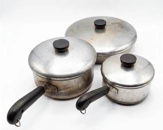 284 Revere Ware CopperClad Stainless Steel Cookware Set