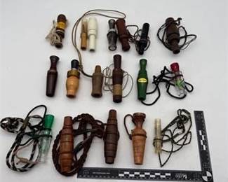 0663 Duck  Game Call Collection incl. Remington, Wood  Acrylic