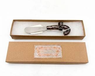 0214 Hopeless Romantic Candy Cane Stainless Steel Spreader