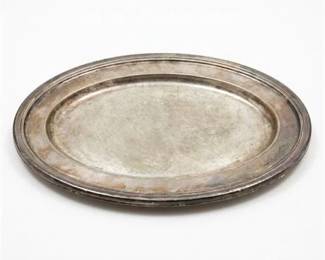 353 Jennings Silver Co. Silverplate Oval Platter