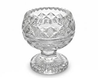 639 Cut Crystal Pedestal Open Salt Cellar