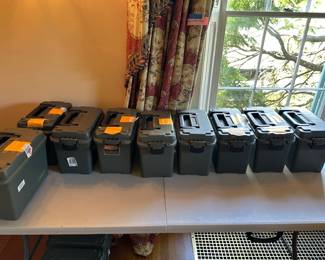 Cases boxed ammunition