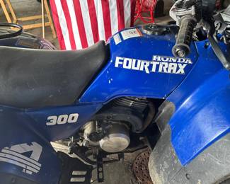 Pair of 1991 Honda Fourtrax 4x4 ATVs