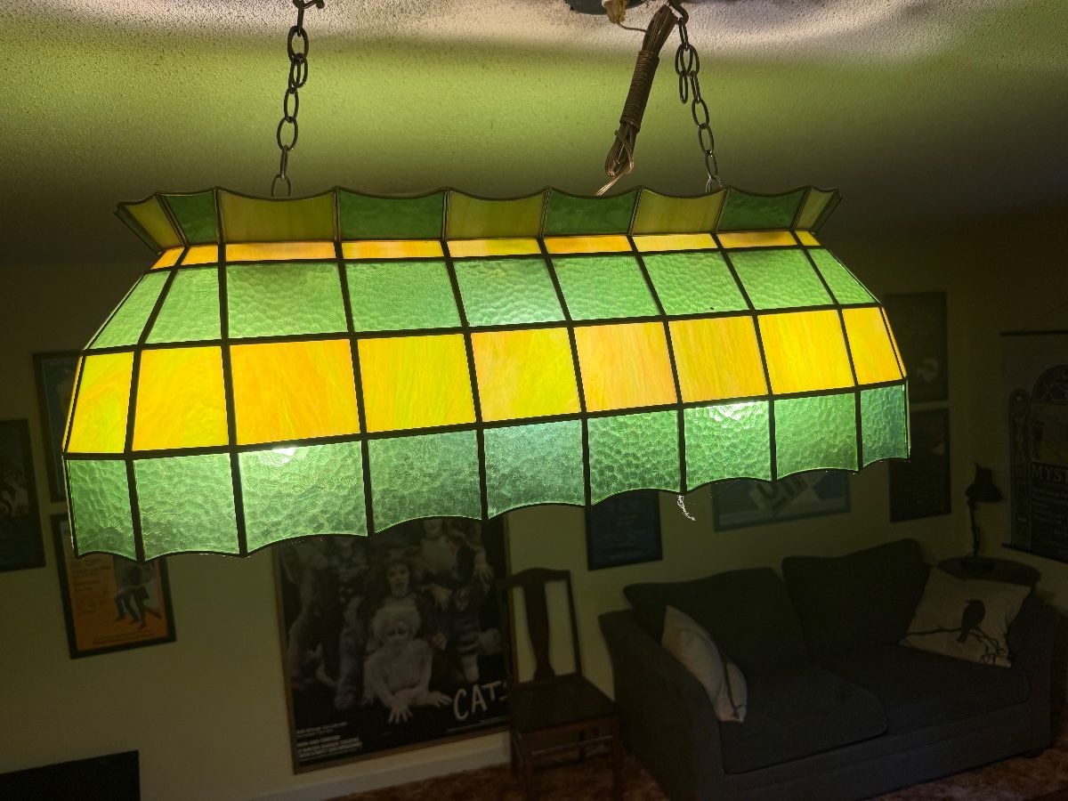 Vintage Pool Table Light
