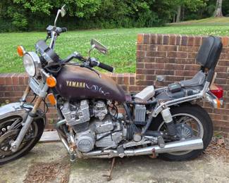 Yamaha motorcycle DOES NOT RUN. Purchase offers being accepted at the sale!