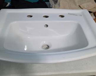 New in Box Pedestal Sink