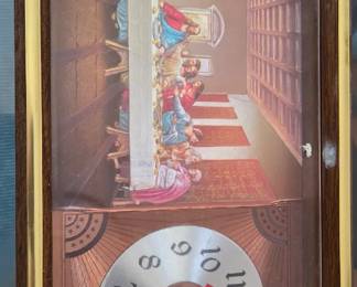 Vintage Last Supper Clock