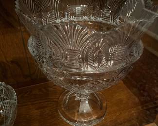 large crystal bowl!