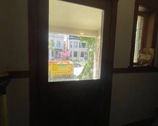 $375 -- Vintage Exterior Entry Door