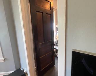 $125 -- Vintage Five-Panel Oak Door c. 1906