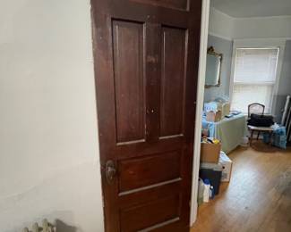 $125 -- Vintage Five-Panel Oak Door c. 1906