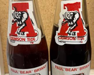 Rare Pair “Bear” Coke Bottles w/Elephant Tail