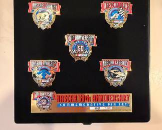 NASCAR 50th Anniversary Pins
