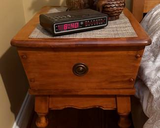 1 of 2 Maple Nightstands