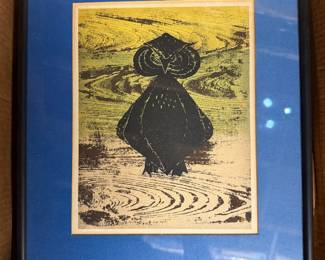 Original Block Print 