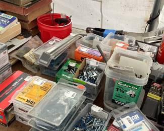 Lots of screws, nuts, bolts Ect..