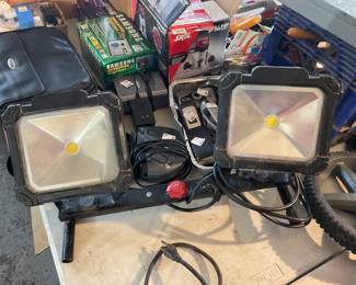 Very bright LED work lights. Two available