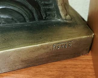 Fisher gazelle bookends