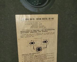 Vintage speakers