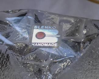 Blenko candleholder