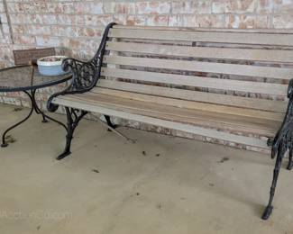 Outdoor bench