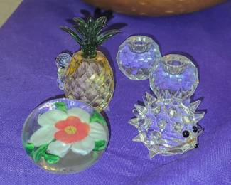 Swarovski crystal and other collectibles