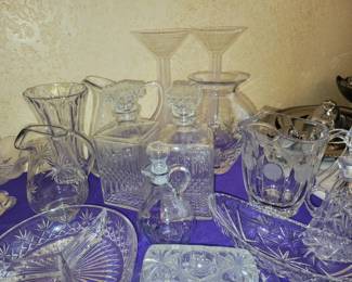 Vintage glassware