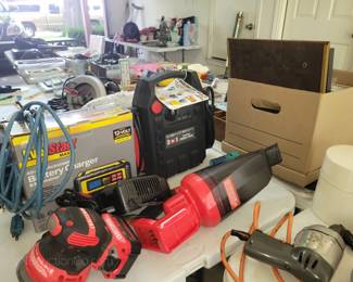View of the garage