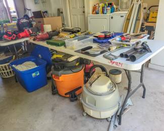 View of the garage