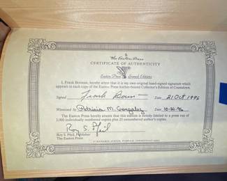 The Easton Press "The Astronaut's Library" - Countdown by Frank Borman, Signed books