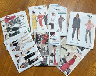 Vogue Paris Original & Christian Dior Vintage Sewing Patterns Collection