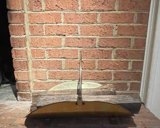 Vintage Brass Fireplace Bellows