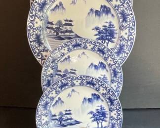 Canton Blue Dinner Plates