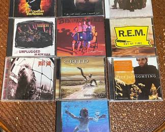 Assorted Rock and Pop Music CDs