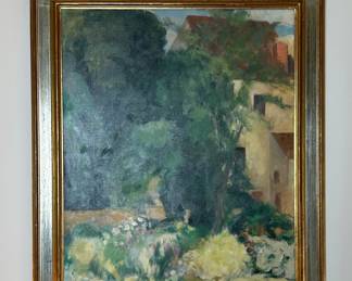 M. Bouchery Landscape Oil Painting