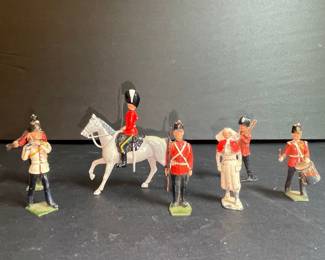 Britains Ltd. Lead Toy Soldiers - British Infantry and Cavalry