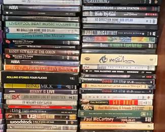 Music Concert and Documentary DVDs Collection