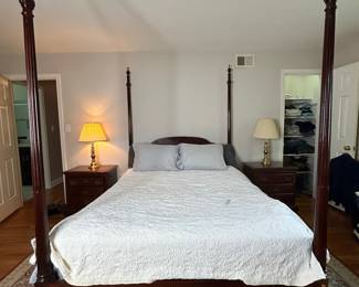 Vintage Four-Poster Rice Bed