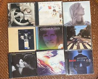 Paul McCartney, John Lennon, and Linda McCartney Music CDs
