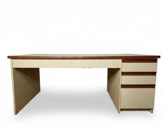 Vintage Mid-Century Modern Desk with Drawers