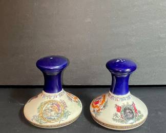 Pusser's Ltd. British Virgin Islands Porcelain Salt and Pepper Shakers