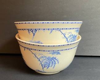 Pottery Barn Willow Blue Bowls