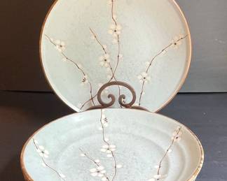 Kafuh Soshun Cherry Blossom Dinner Plates