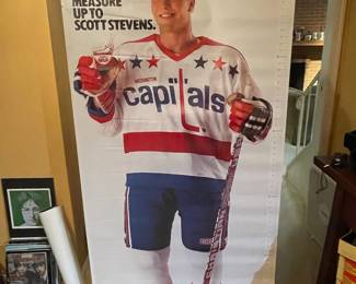 Scott Stevens Washington Capitals Promotional Milk Growth Poster
