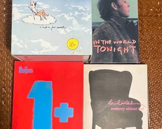 John Lennon Anthology & Paul McCartney "In The World Tonight" & The Beatles "1" & Paul McCartney "Memory Almost Full" CDs
